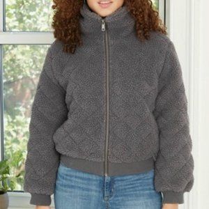 Quilted Sherpa Jacket